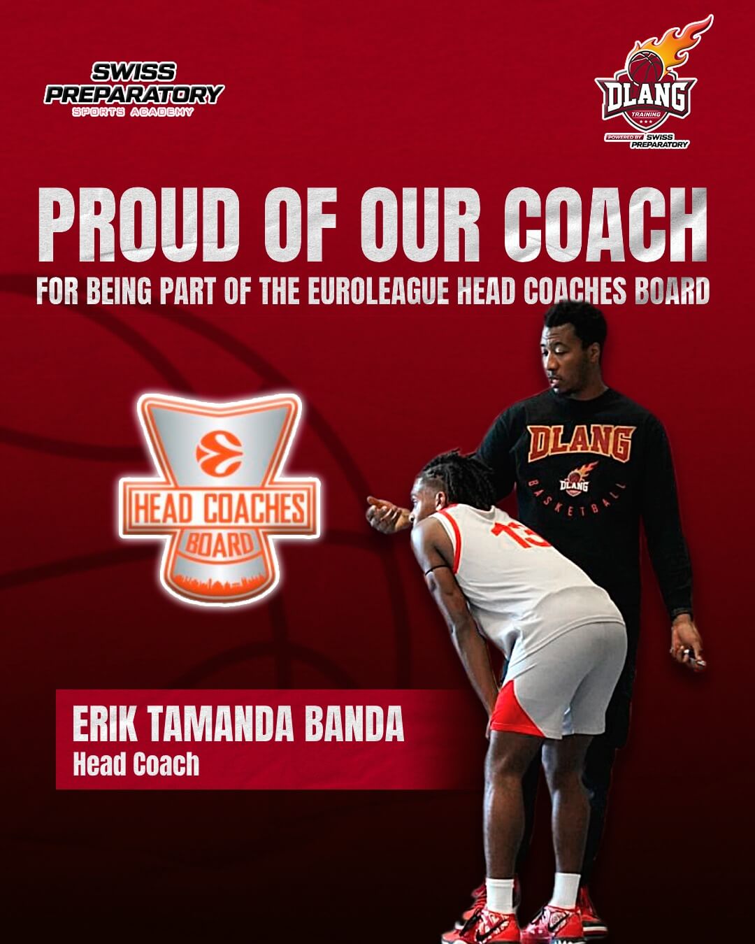 Eric Tamanda Head Coach – 2025