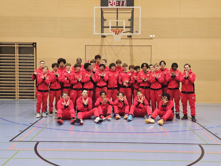 we have 3 selections competing internationally EYBL U15, U16 and U17